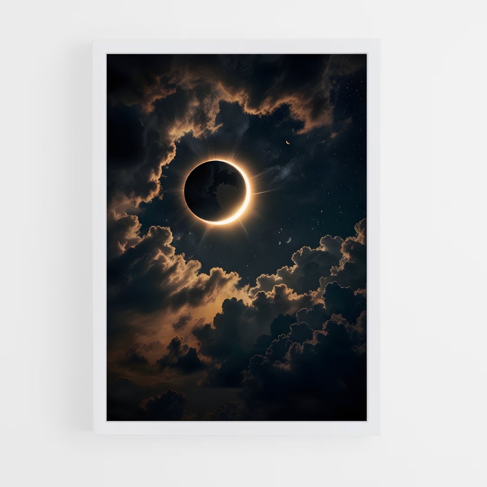 ap-partial eclipse-1 cadre Blanc