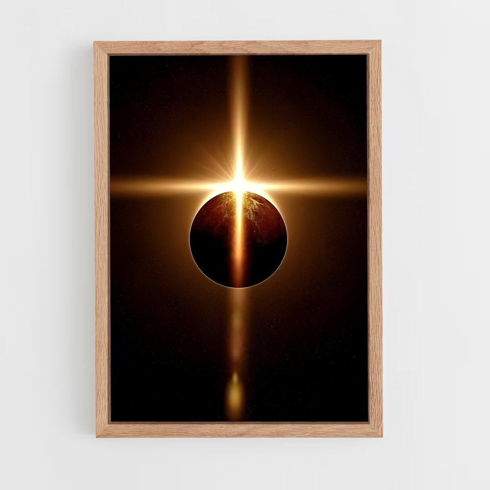 ap-partial eclipse-2 cadre Bois clair