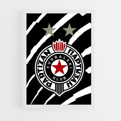 ap-partizan belgrade-3 cadre Blanc