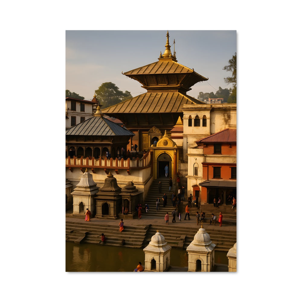 Poster Reflets de Pashupatinath