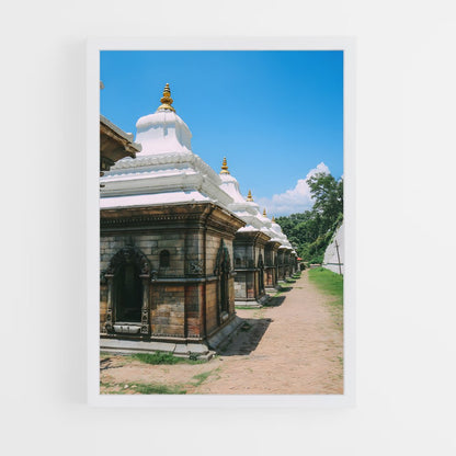 ap-pashupatinath temple-7 cadre Blanc