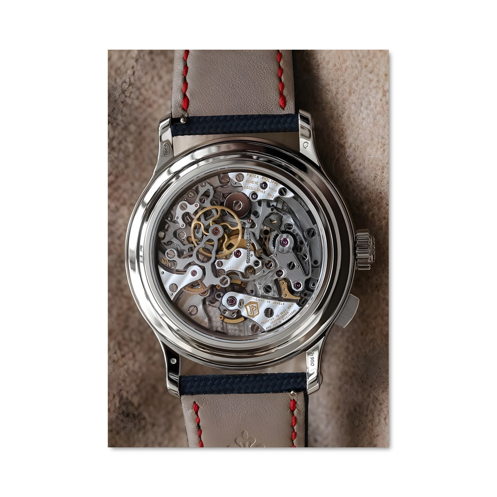 Poster Chronographe Élégant