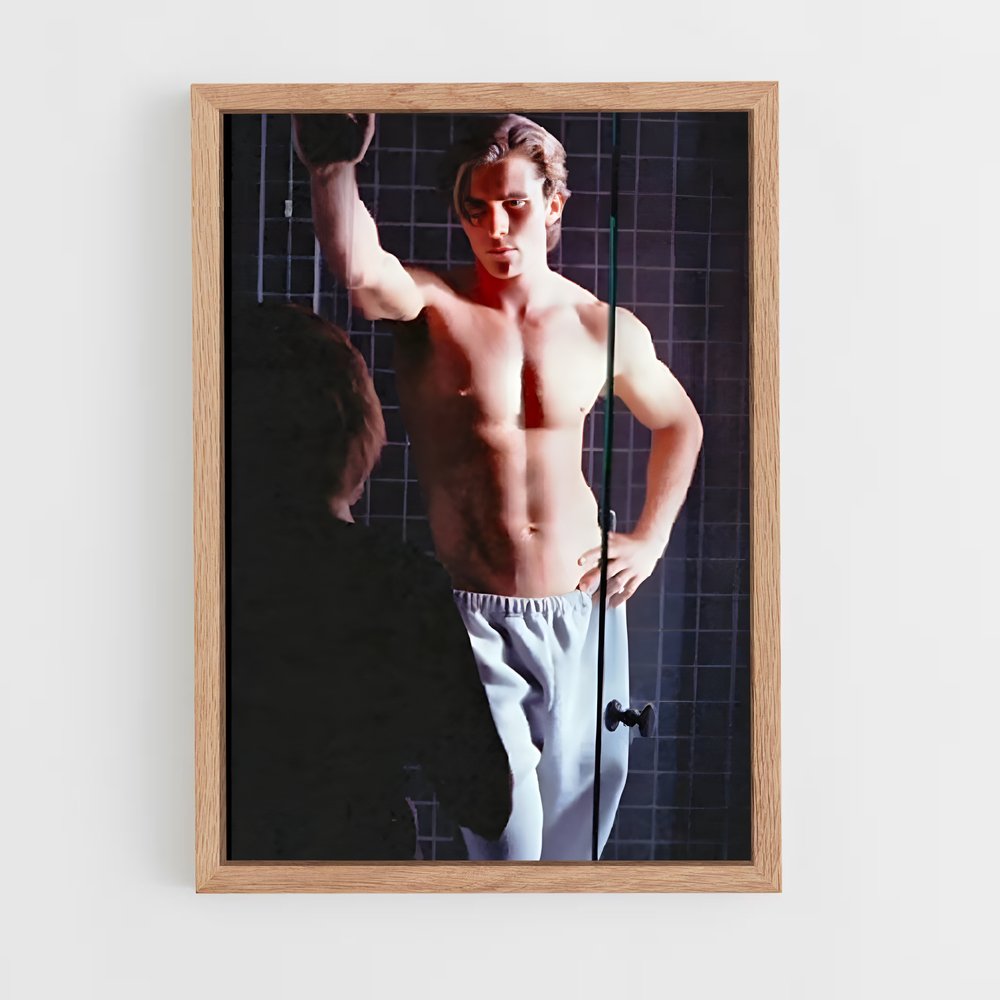 ap-patrick bateman-1 cadre Bois clair