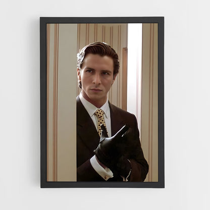 ap-patrick bateman-2 cadre Noir