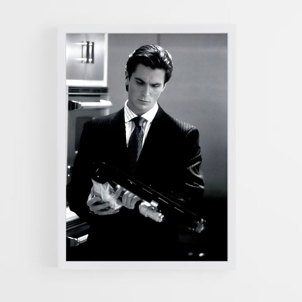 ap-patrick bateman-4 cadre Blanc