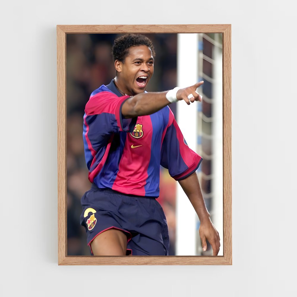 ap-patrick kluivert-7 cadre Bois clair