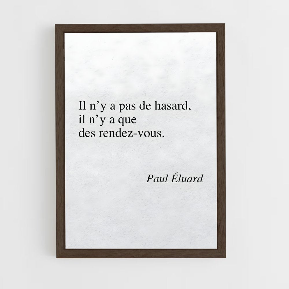 ap-paul eluard-1 cadre Bois foncé