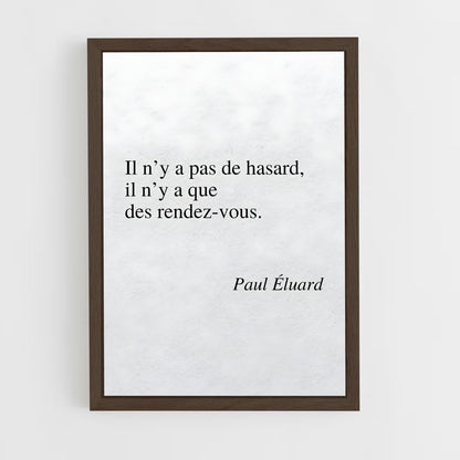 ap-paul eluard-1 cadre Bois foncé