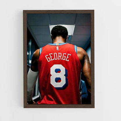 ap-paul george-2 cadre Bois foncé