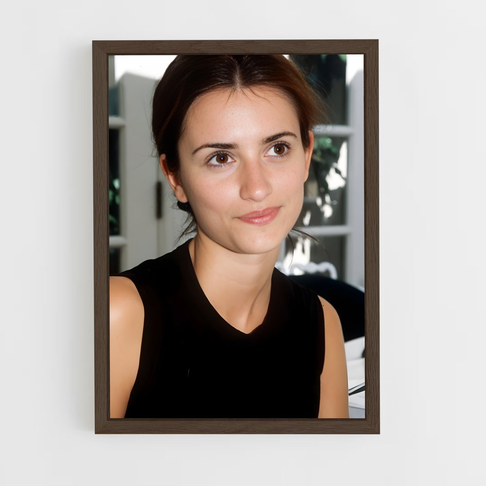 ap-penelope cruz-1 cadre Bois foncé
