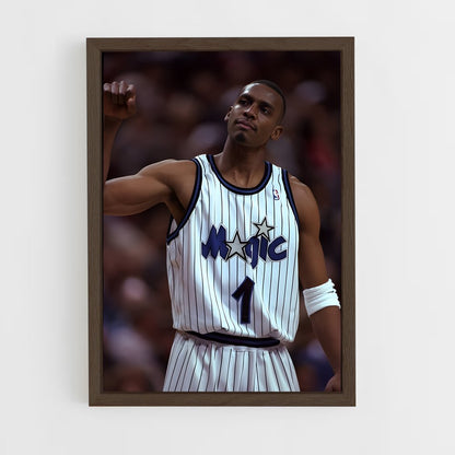 ap-penny hardaway-8 cadre Bois foncé
