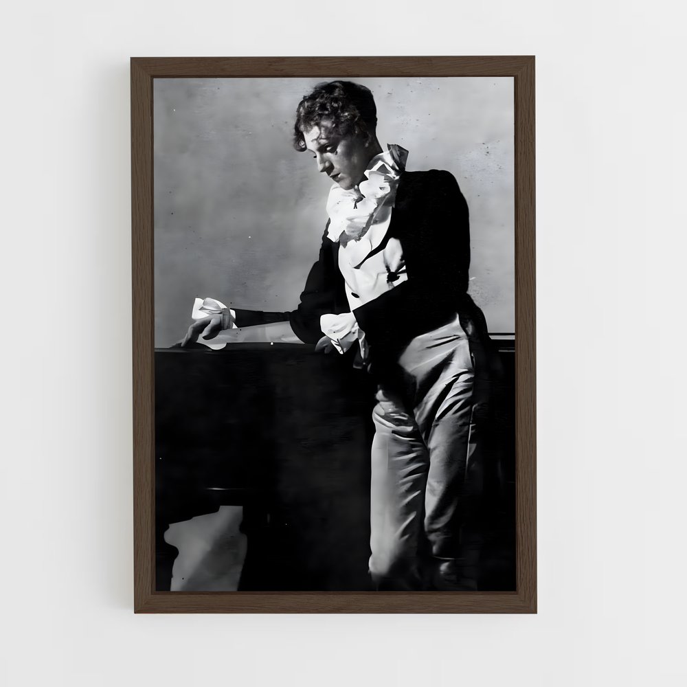 ap-percy bysshe shelley-3 cadre Bois foncé