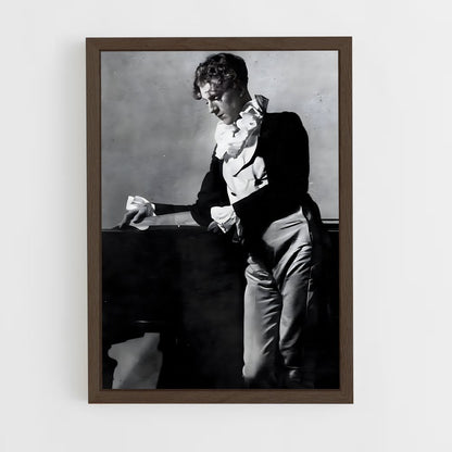 ap-percy bysshe shelley-3 cadre Bois foncé