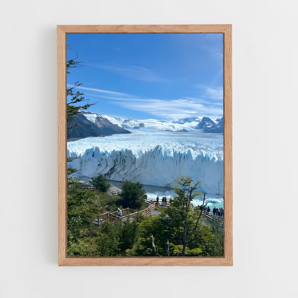 ap-perito moreno glacier-1 cadre Bois clair
