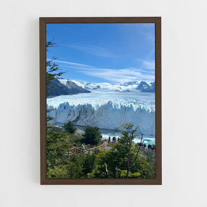 ap-perito moreno glacier-1 cadre Bois foncé