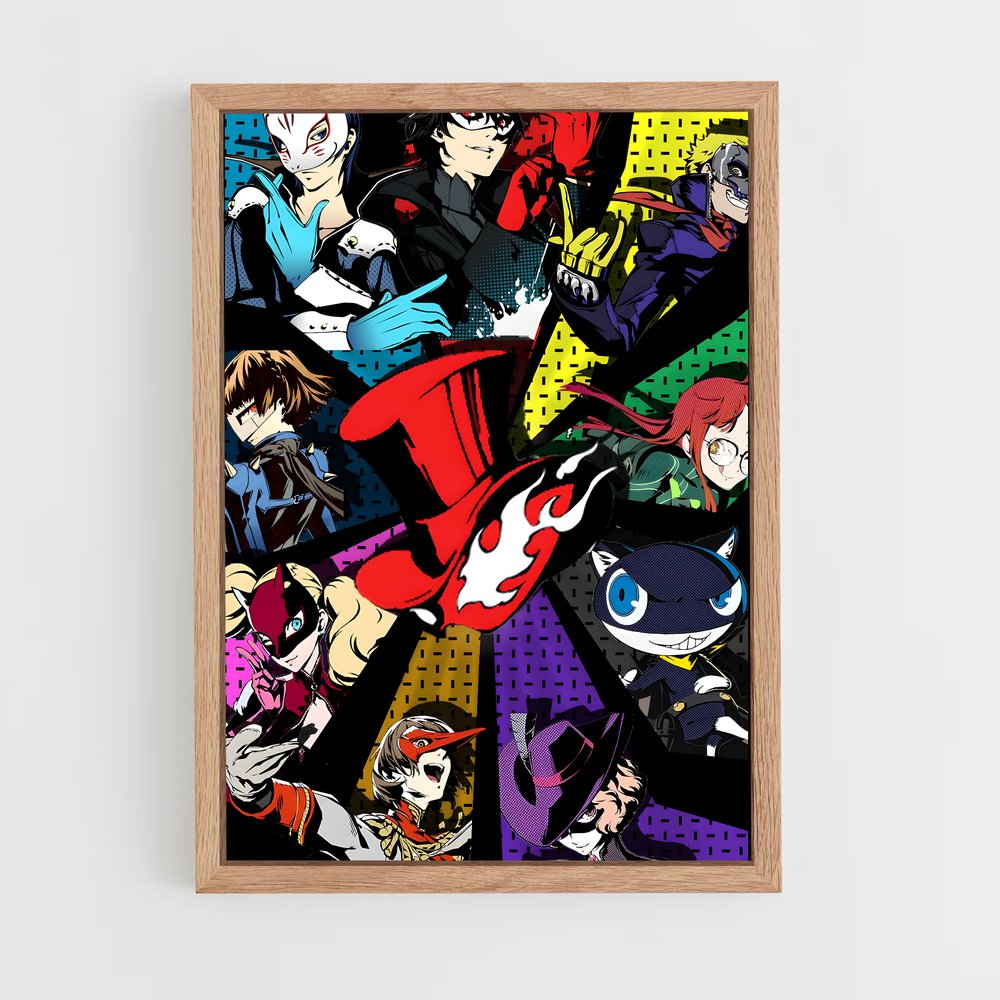 ap-persona 5-4 cadre Bois clair