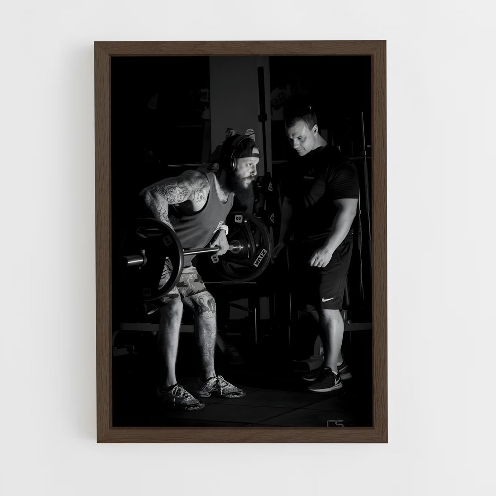 ap-personal trainer-1 cadre Bois foncé