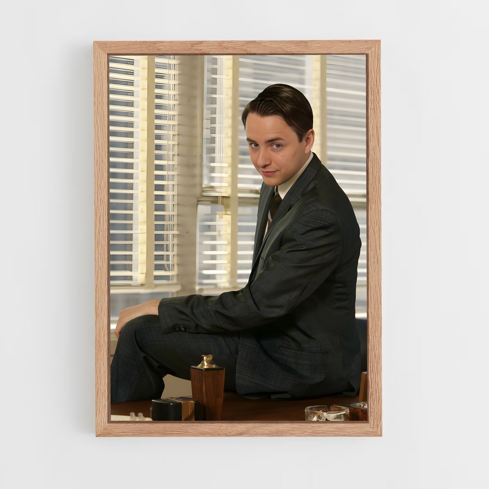 ap-pete campbell-4 cadre Bois clair