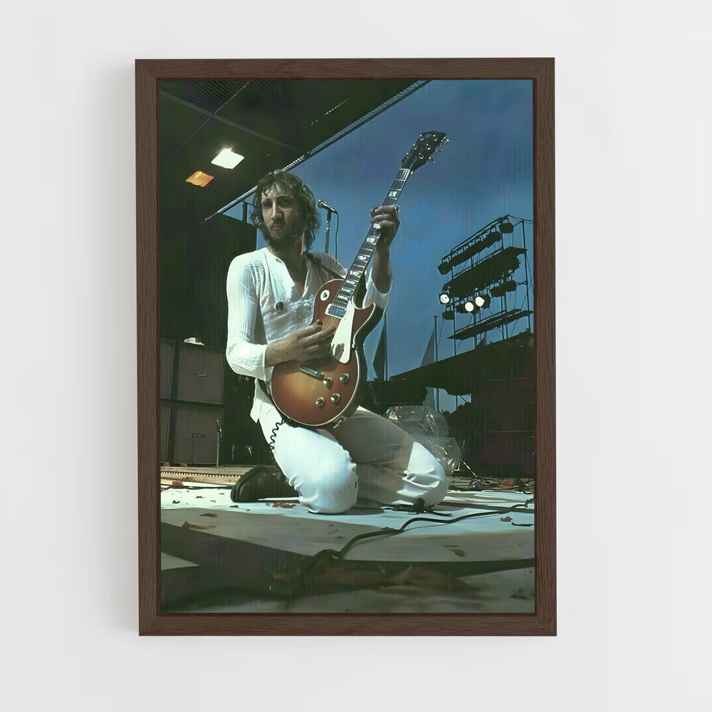 ap-pete townshend-1 cadre Bois foncé