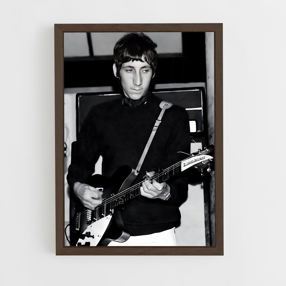 ap-pete townshend-3 cadre Bois foncé