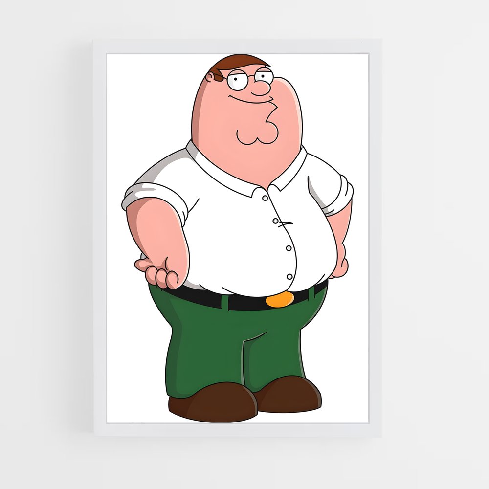 ap-peter griffin-1 cadre Blanc