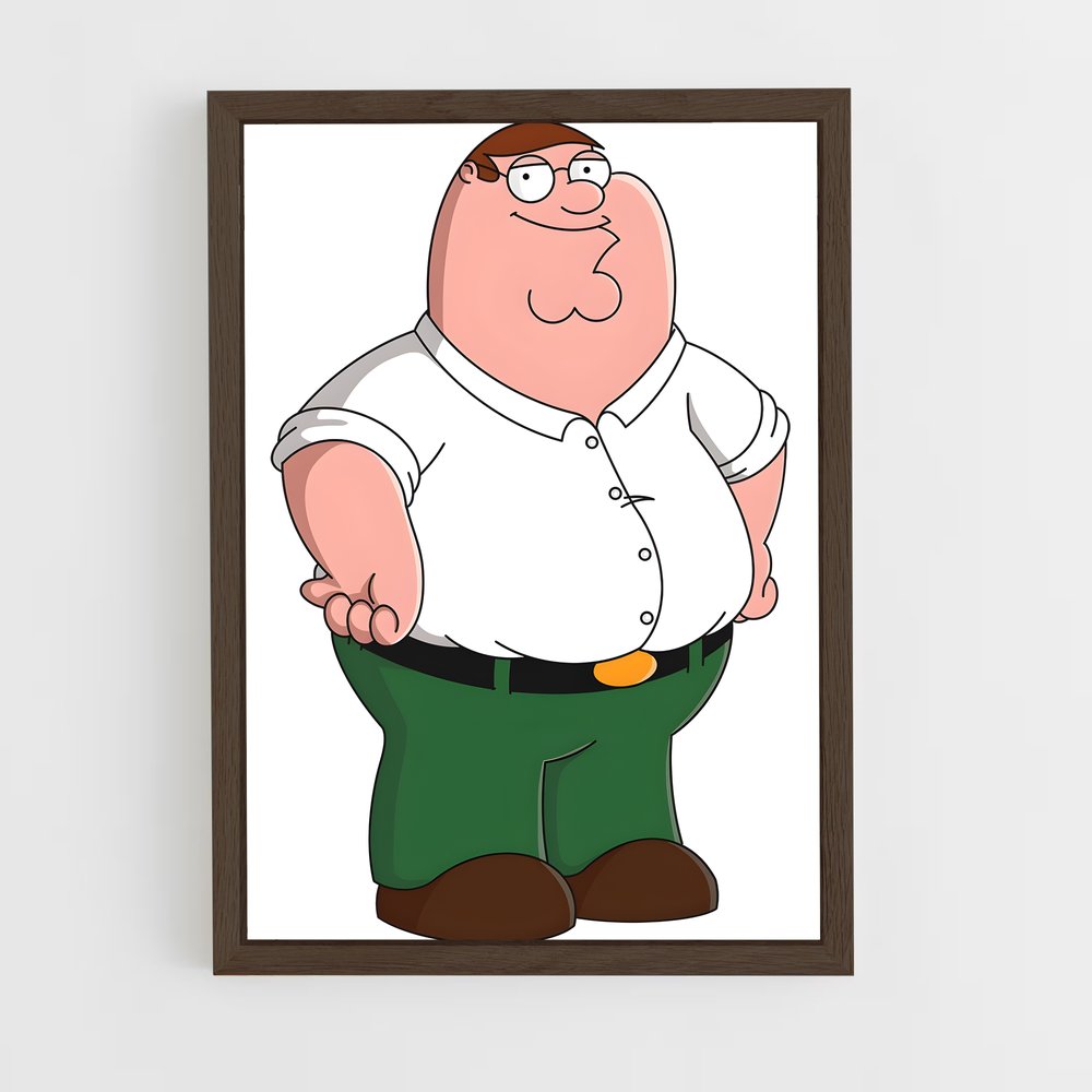 ap-peter griffin-1 cadre Bois foncé