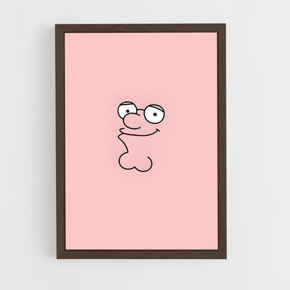 ap-peter griffin-3 cadre Bois foncé