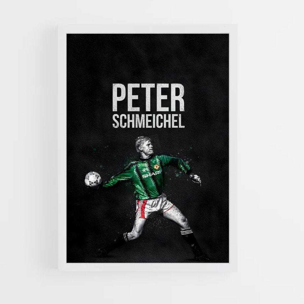 ap-peter schmeichel-4 cadre Blanc