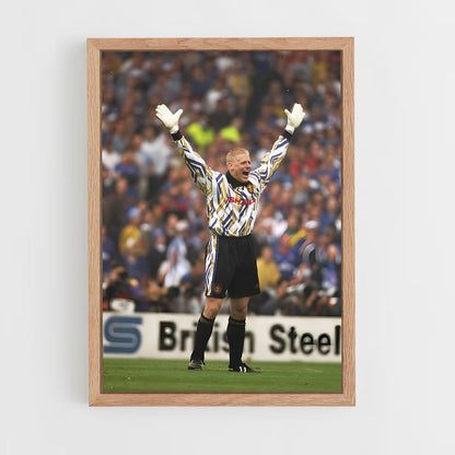 ap-peter schmeichel-7 cadre Bois clair
