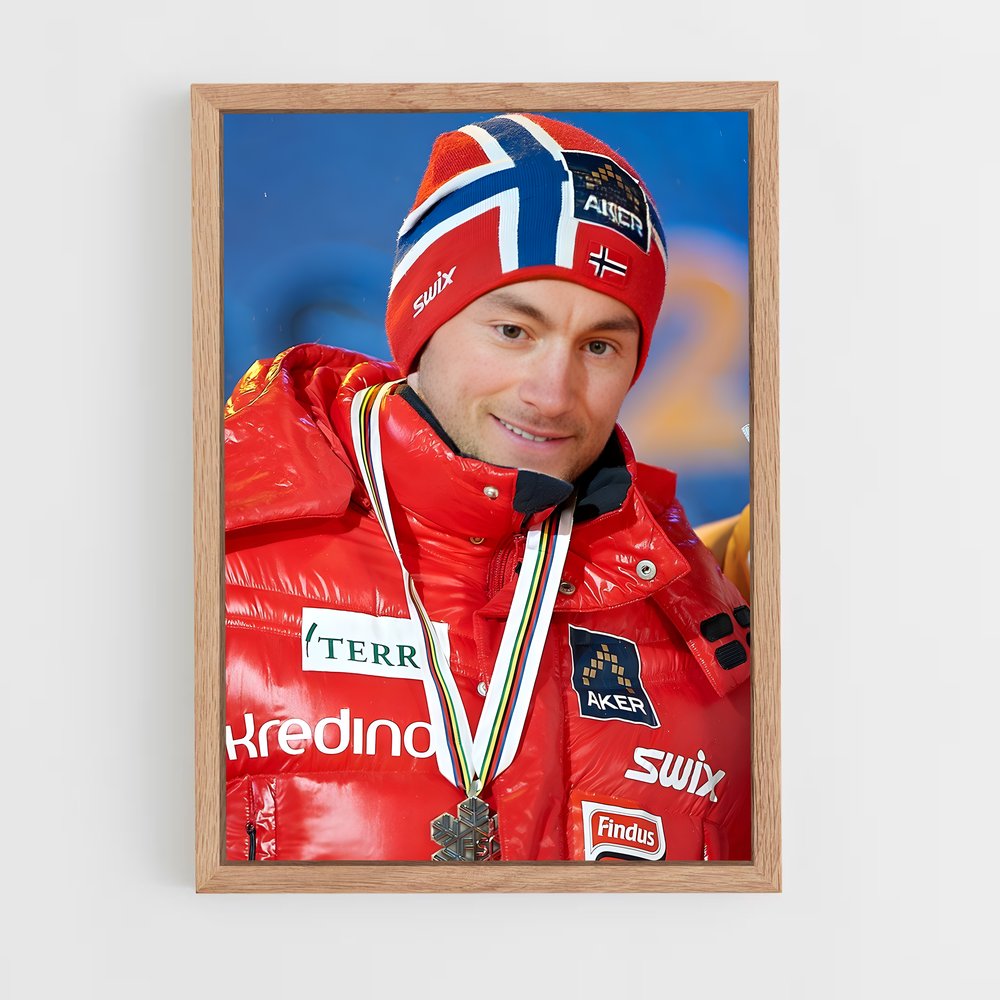 ap-petter northug-1 cadre Bois clair