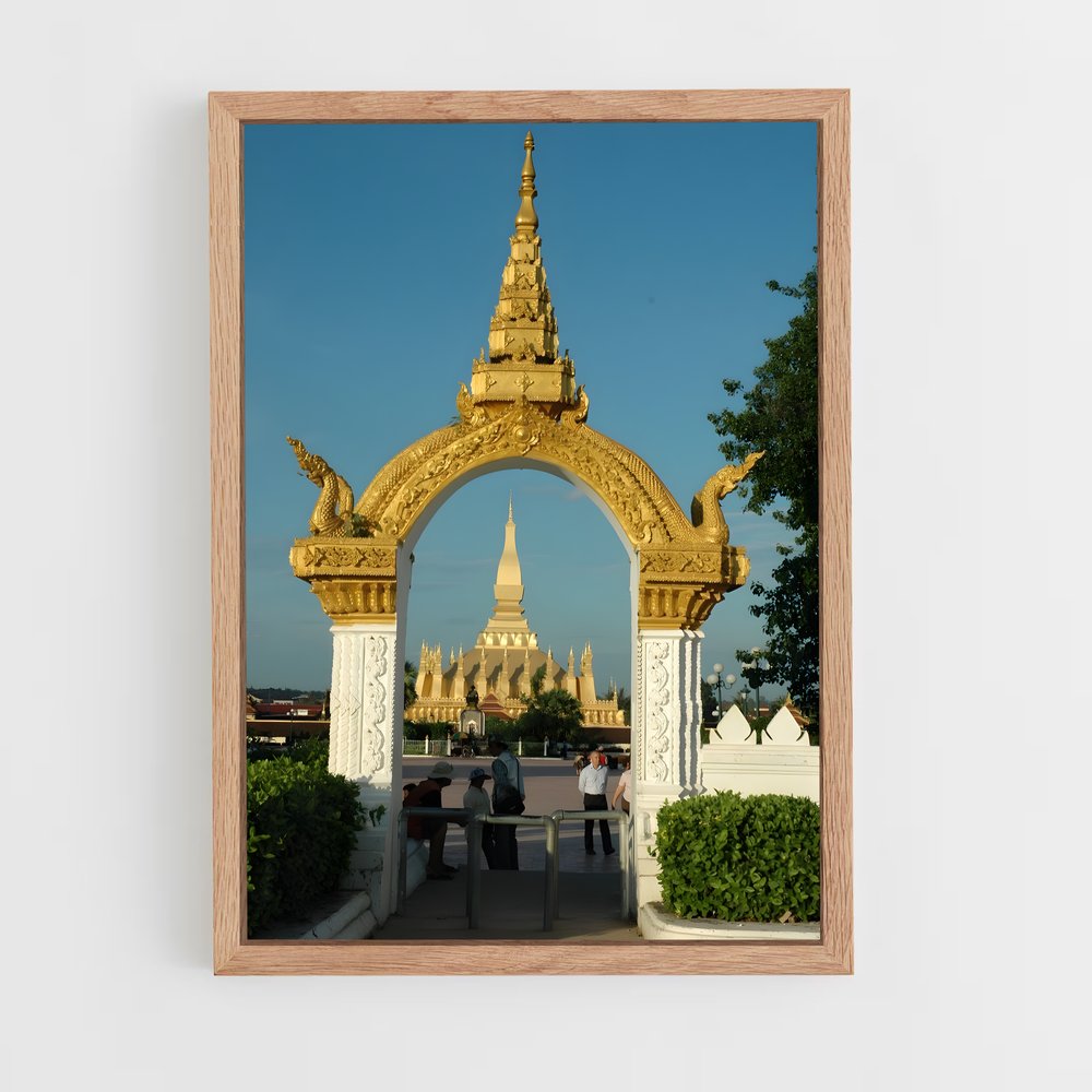 ap-pha that luang-2 cadre Bois clair