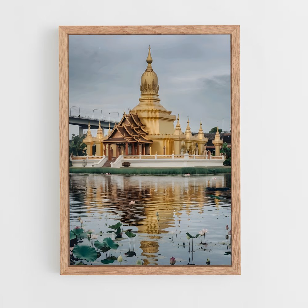 ap-pha that luang-8 cadre Bois clair