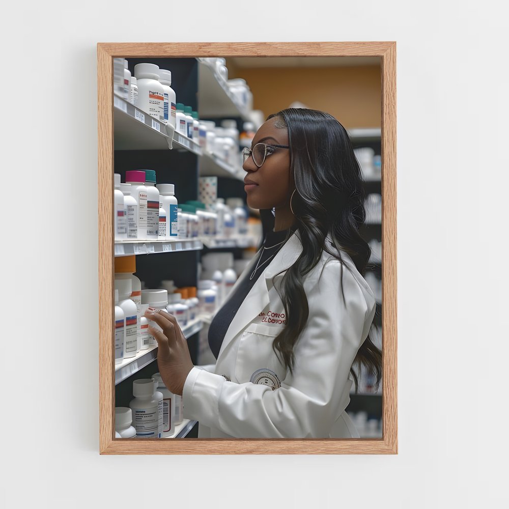 ap-pharmacist-1 cadre Bois clair