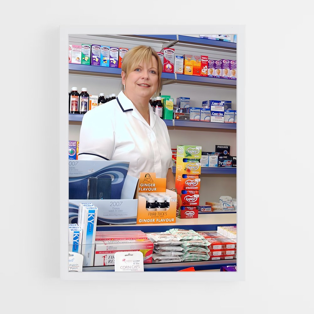 ap-pharmacist-2 cadre Blanc