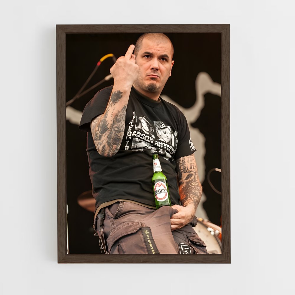 ap-phil anselmo-5 cadre Bois foncé