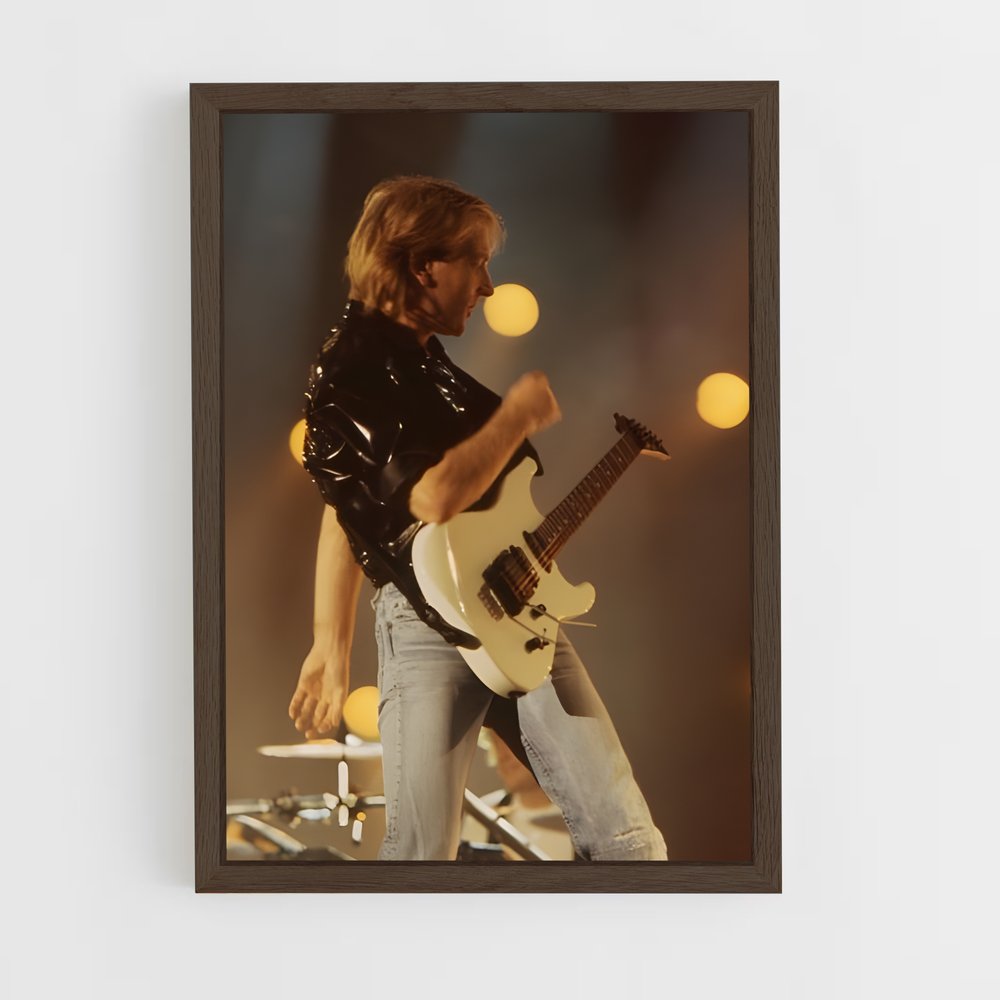 ap-phil collen-2 cadre Bois foncé