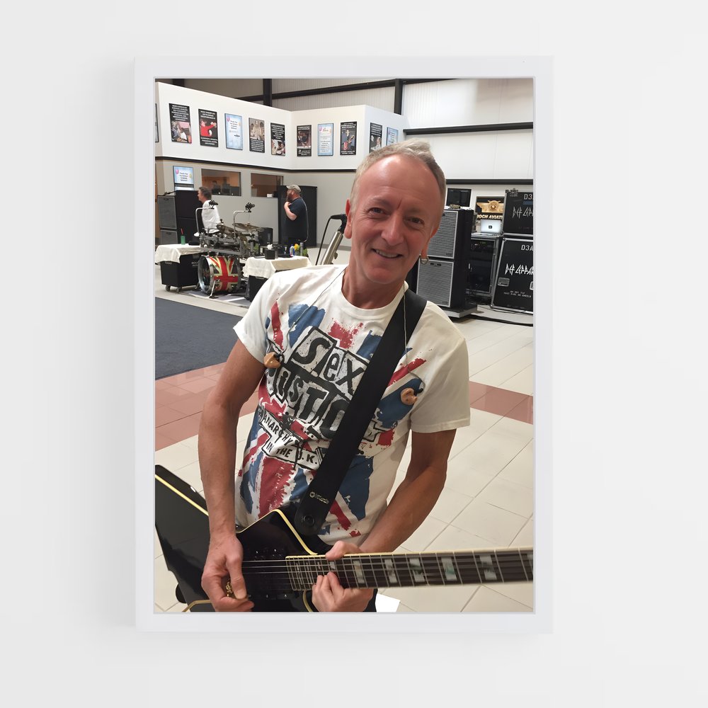 ap-phil collen-4 cadre Blanc