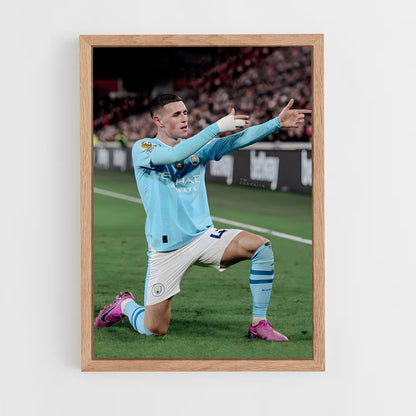 ap-phil foden-11 cadre Bois clair