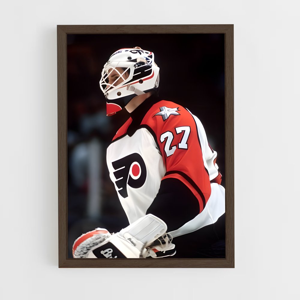 ap-philadelphia flyers-10 cadre Bois foncé