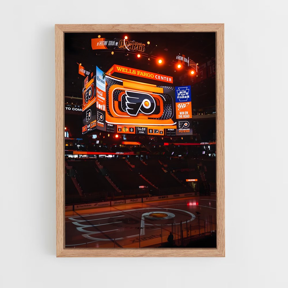 ap-philadelphia flyers-2 cadre Bois clair