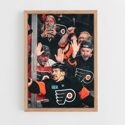 ap-philadelphia flyers-6 cadre Bois clair