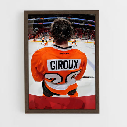 ap-philadelphia flyers-7 cadre Bois foncé