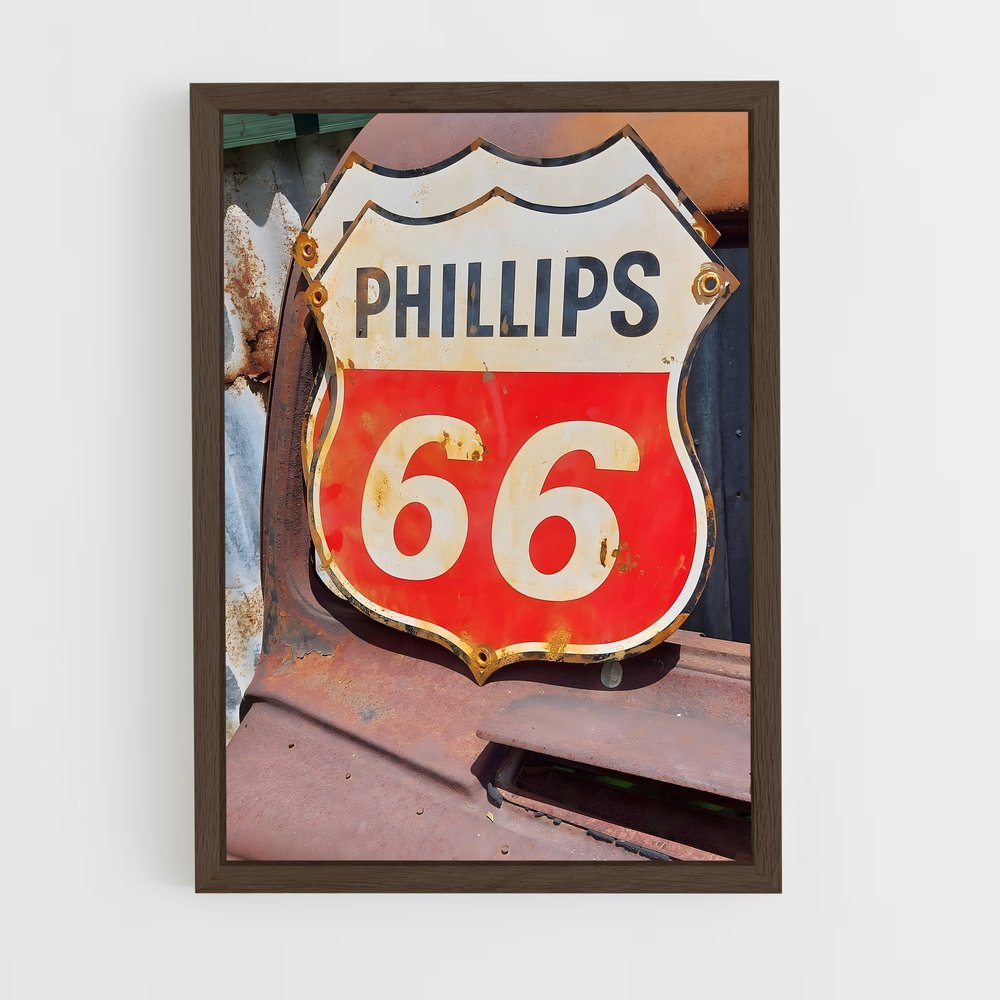 ap-phillips 66-1 cadre Bois foncé