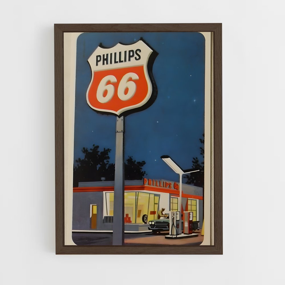 ap-phillips 66-5 cadre Bois foncé
