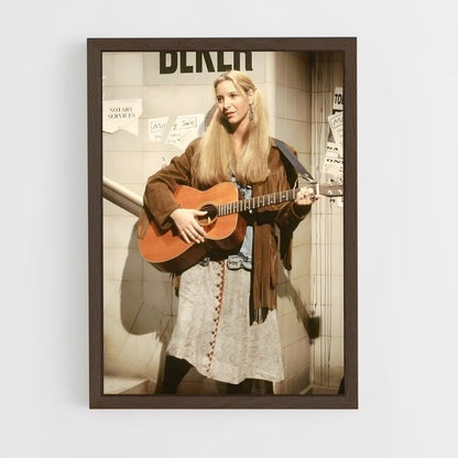 ap-phoebe buffay-3 cadre Bois foncé