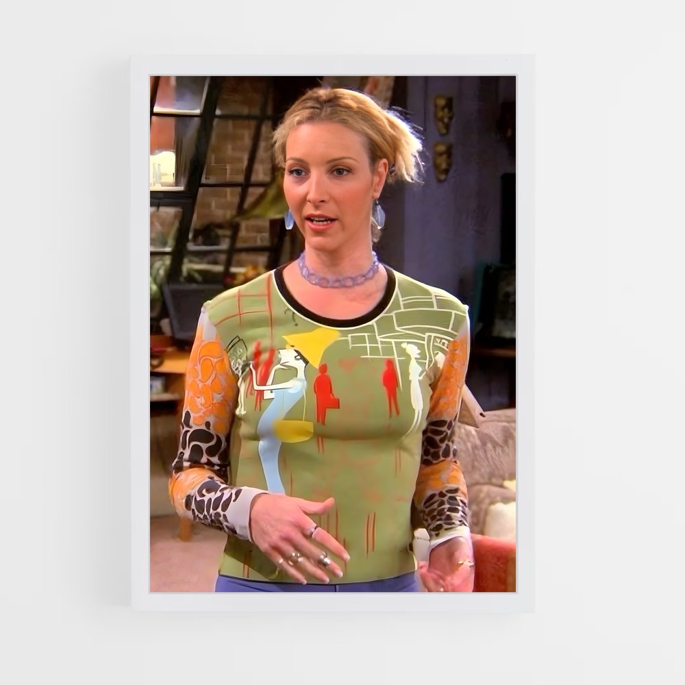 ap-phoebe buffay-5 cadre Blanc