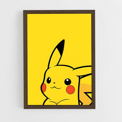 ap-pikachu-10 cadre Bois foncé