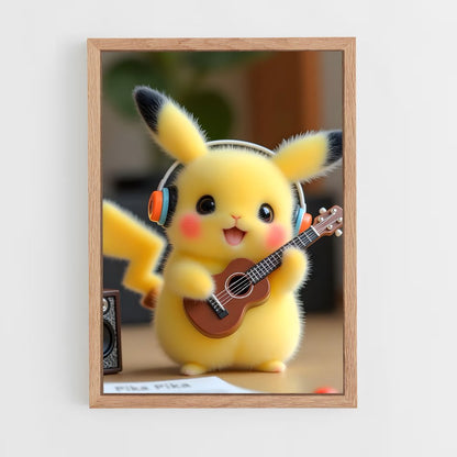 ap-pikachu-5 cadre Bois clair
