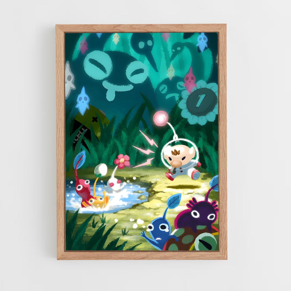 ap-pikmin-2 cadre Bois clair