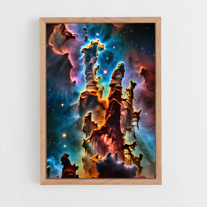 ap-pillars of creation-4 cadre Bois clair